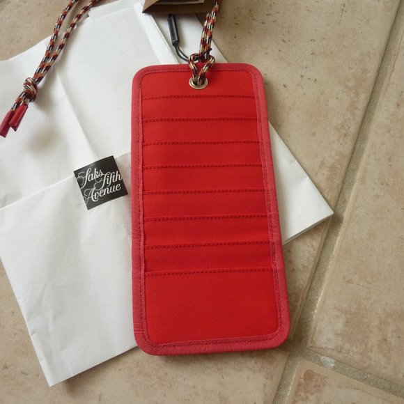 Burberry Logo Printed Cardholder Tag w/ Strap $220 - Picture 4 of 10